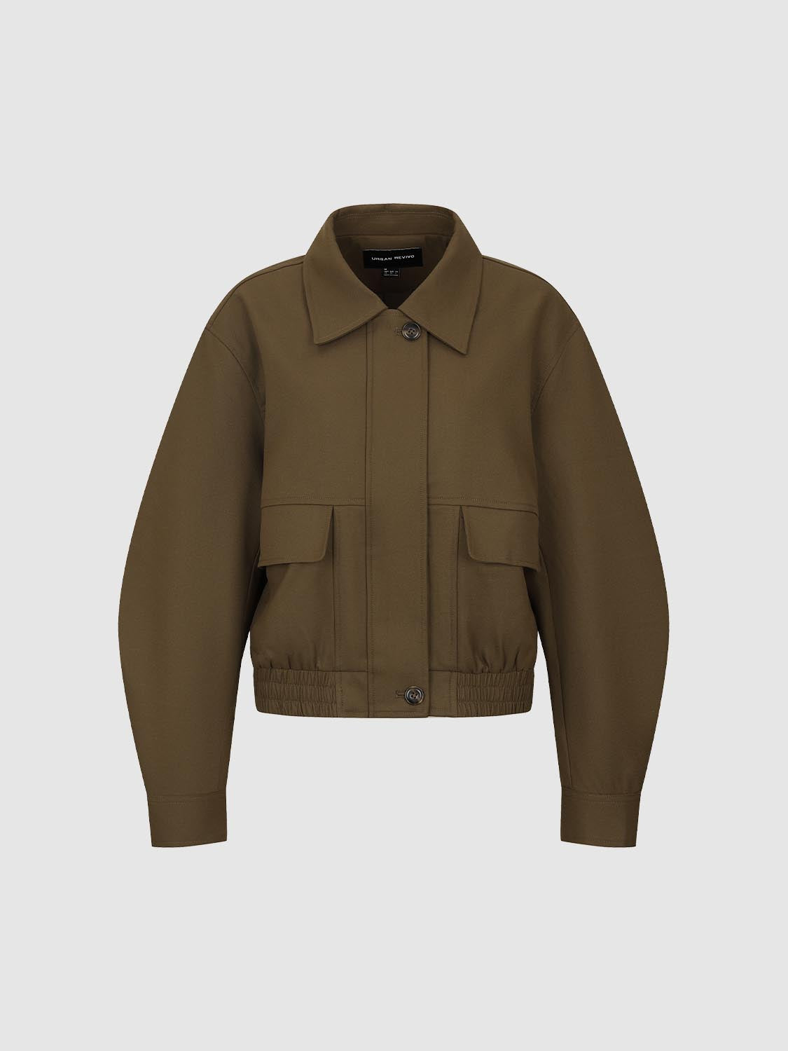 Balloon Sleeve Bomber Jackets