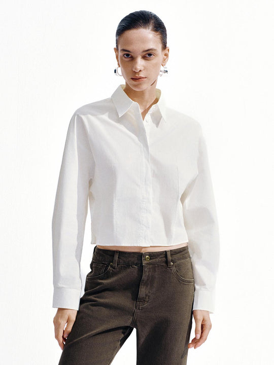 Cropped Fitted Shirts
