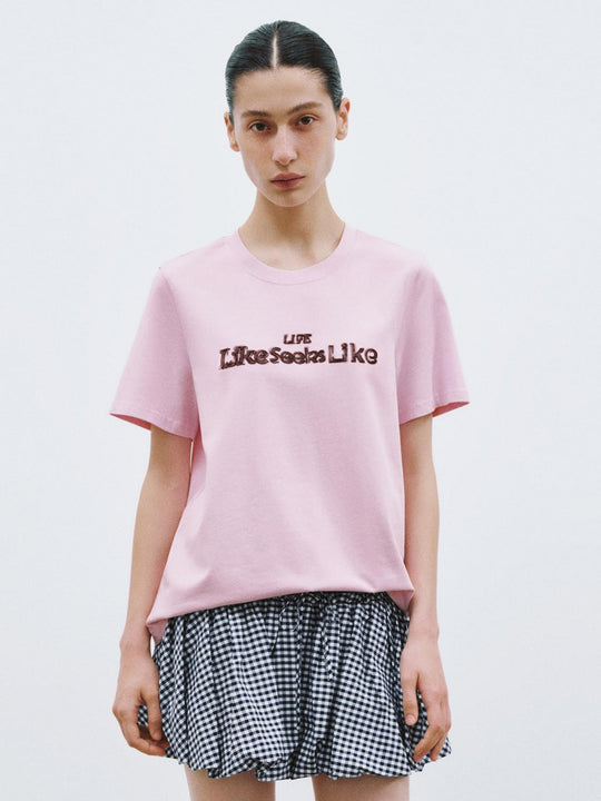 Bedruckte Kurzarm-T-Shirts