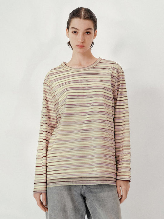 Langarm-T-Shirts ohne Aufdruck