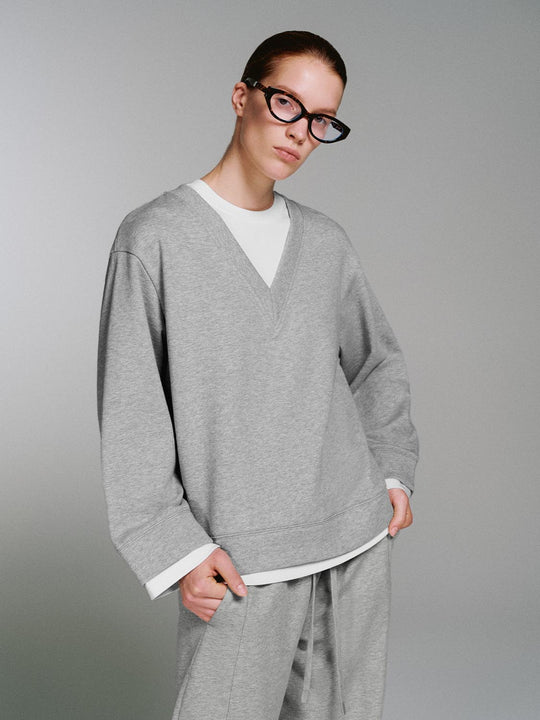 2 In 1 Contrast Sweatshirts