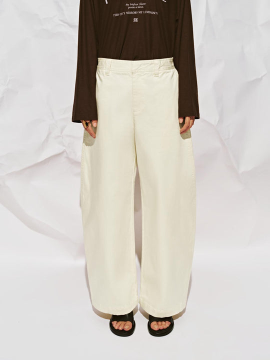 Pantalones de pierna ancha y ajuste holgado