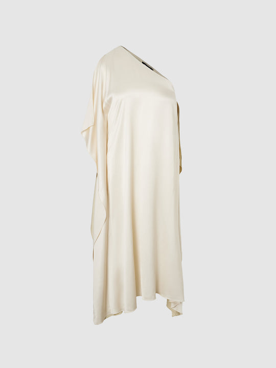 Vestidos rectos de un solo hombro