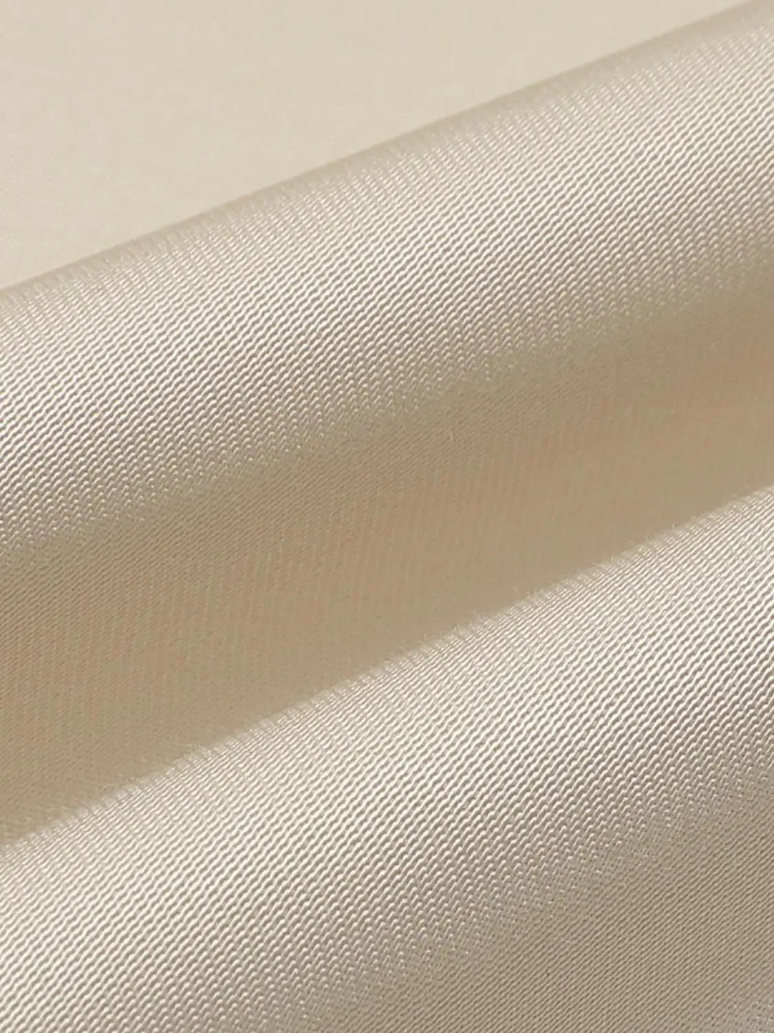 S-Line Dress, ivory satin fabric for a sleek skinny-fit silhouette
