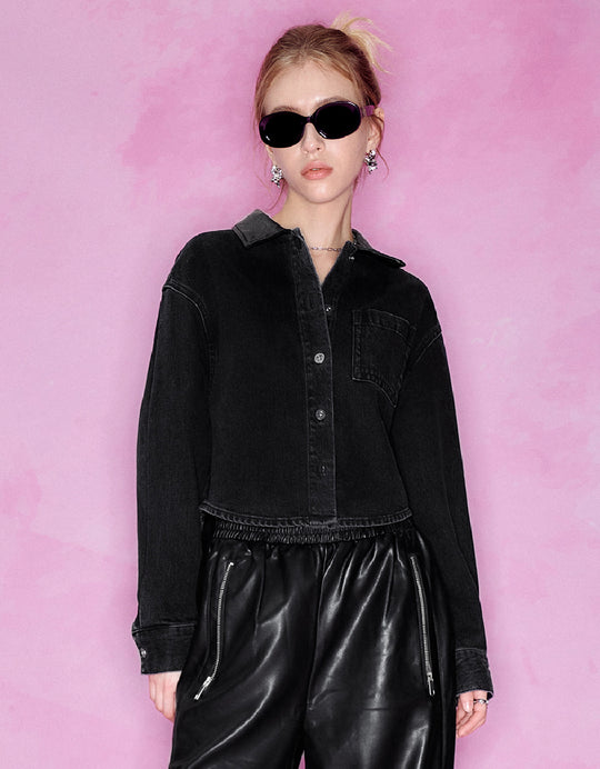 Camisa vaquera con botones