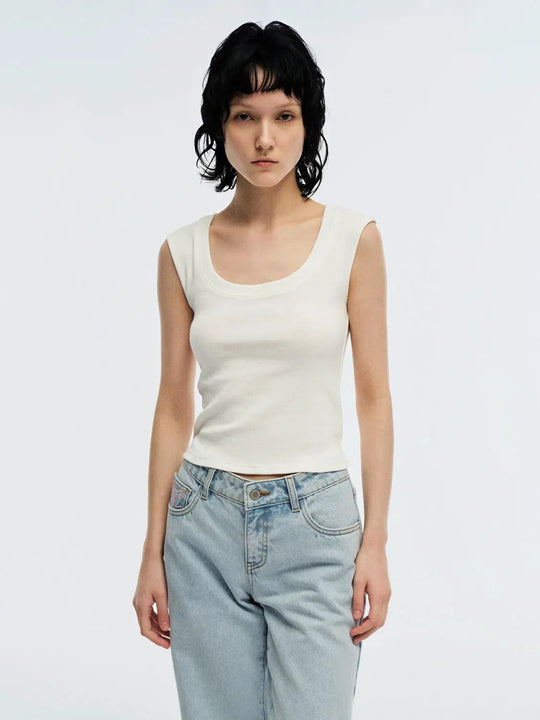Scoop Neck Skinny-Fit Tank Tops