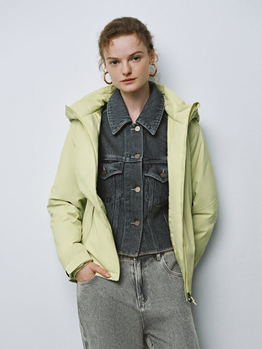 Cappotti imbottiti con cerniera frontale