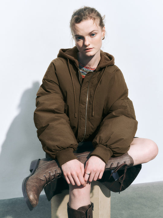 Manteaux rembourrés à capuche