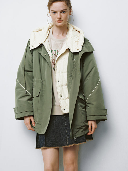 Vêtements d'extérieur amples 2 en 1