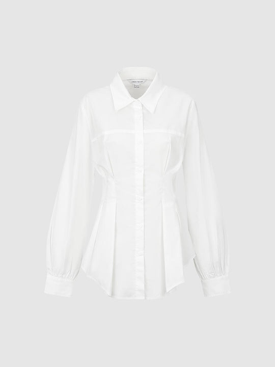 Camisas ajustadas con drapeado