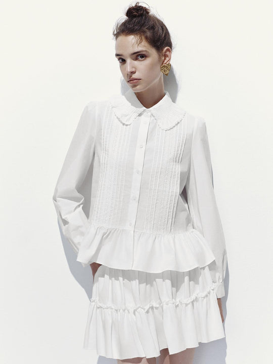 Ruffle Hem Shirts