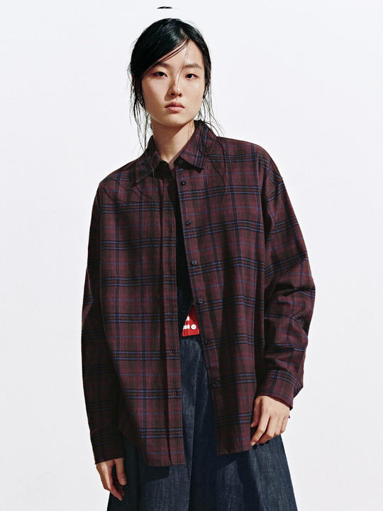 Camisas con ribete de contraste Check