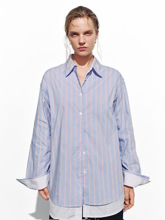2 In 1 Striped Shirts