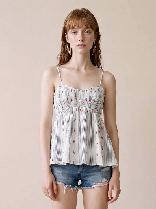 Cotton Spaghetti Straps Cami Top