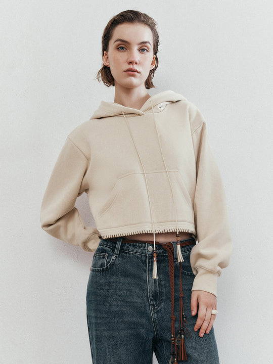 Felpe larghe con risvolto largo