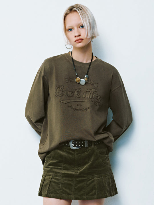 T-shirts amples à manches longues