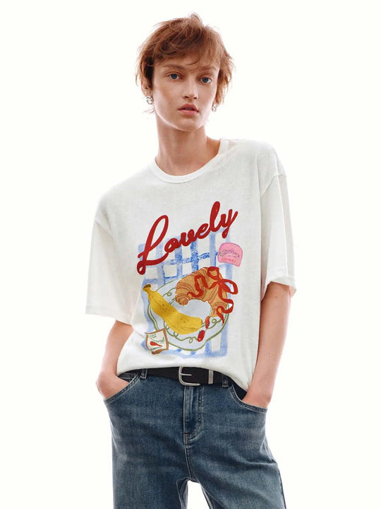 Cotton Graphic Print T-Shirt