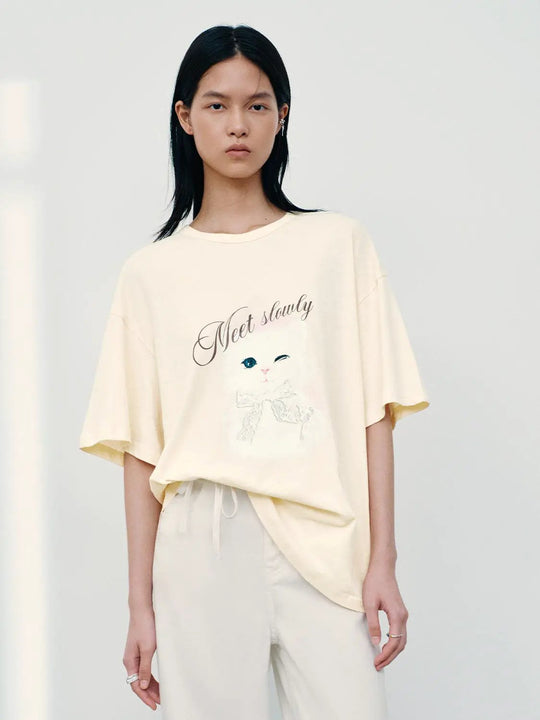 Printed Crew Neck T-Shirts