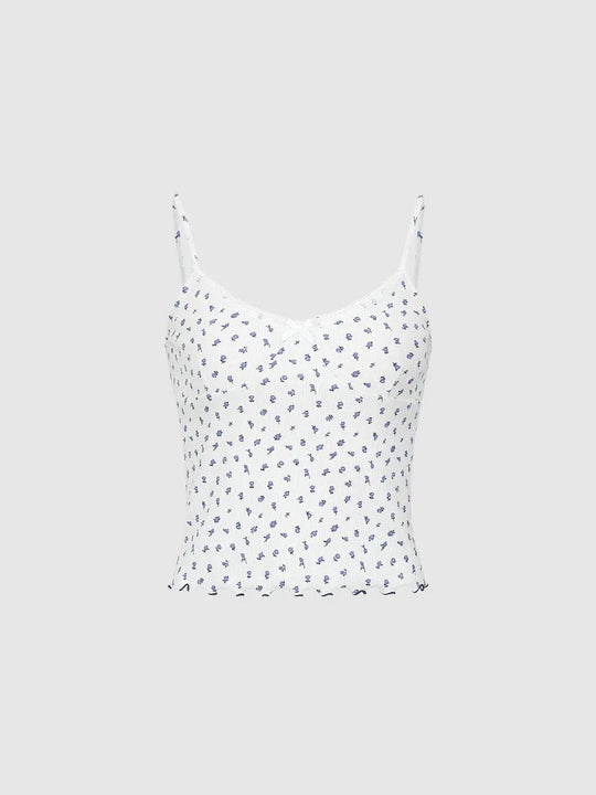 Camisetas sin mangas estampadas con tirantes