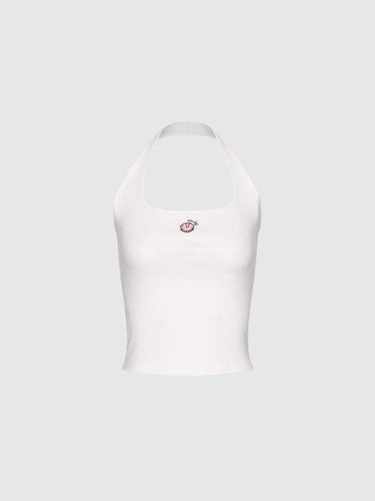 Cotton Medium Thickness Embroidered Tank Tops