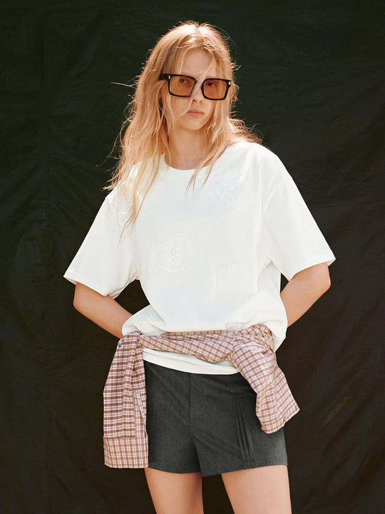 100% Cotton Knit With Slight Stretch Relaxed Silhouette T-Shirt
