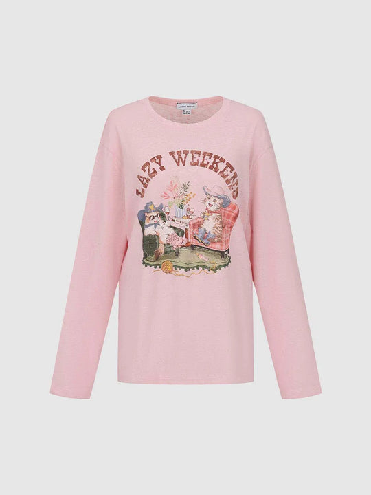Cotton Graphic Print T-Shirt