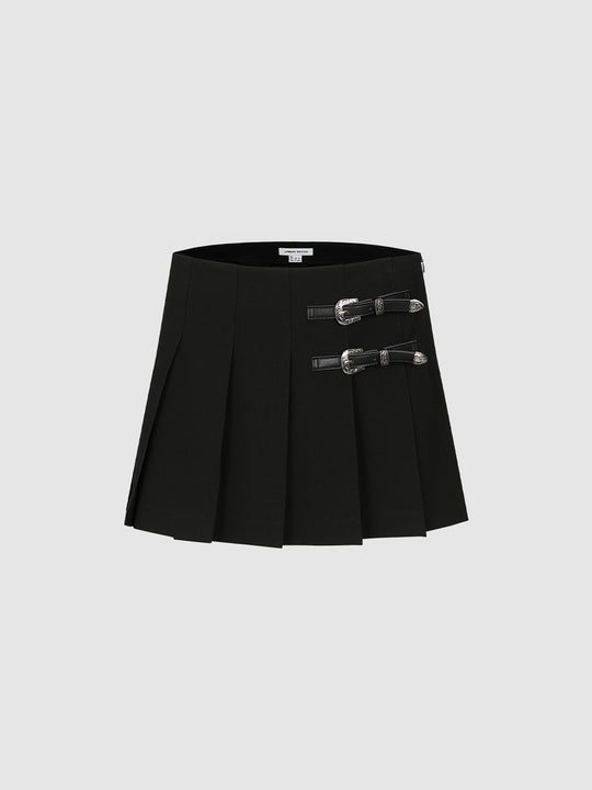 Pleated Mini Skirts