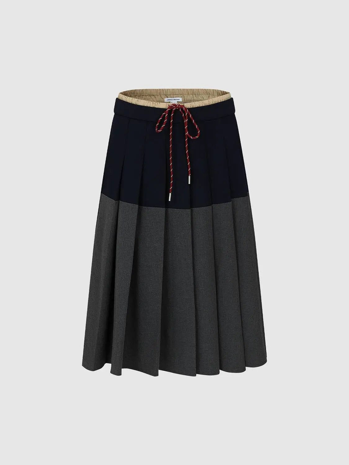 Pleated A-Line Skirts by Urban Revivo Fashion