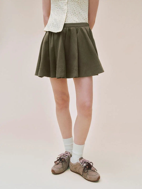 A-line Pleated With Classic Silhouette Skirt