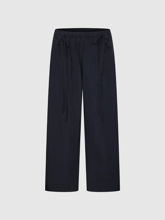Wide-Leg Drawstring Lightweight Polyamide Comfort Fit Pants