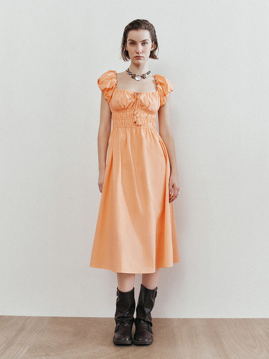 A-Linien-Kleider mit Rüschenbesatz