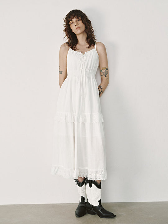 Cami Ruffle Hem Dresses