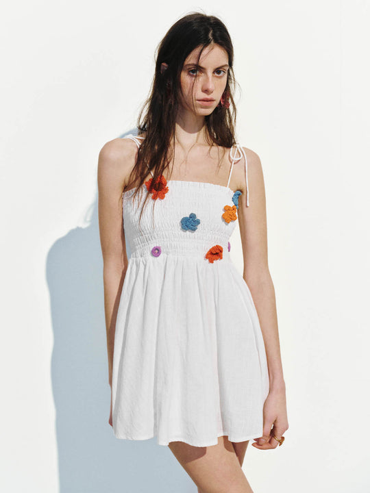 Robes A-Ligne Imprimées Fleurs