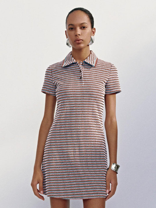 Robes mini à col polo