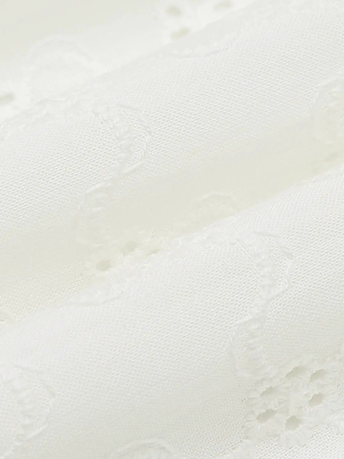 A-Line Dress in white lace fabric by Urban Revivo Fashion