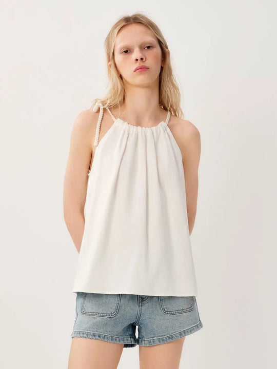 Medium Stretch Texture Denim Shirt