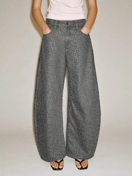 Oversized Cotton Wide-leg Pants