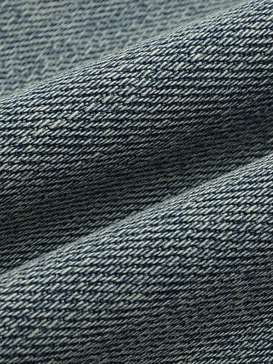 Jeans blue denim fabric close-up with twill texture Urban Revivo Fashion