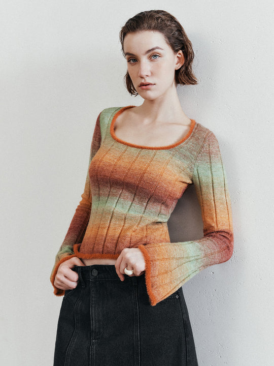 T-shirts en tricot moulants