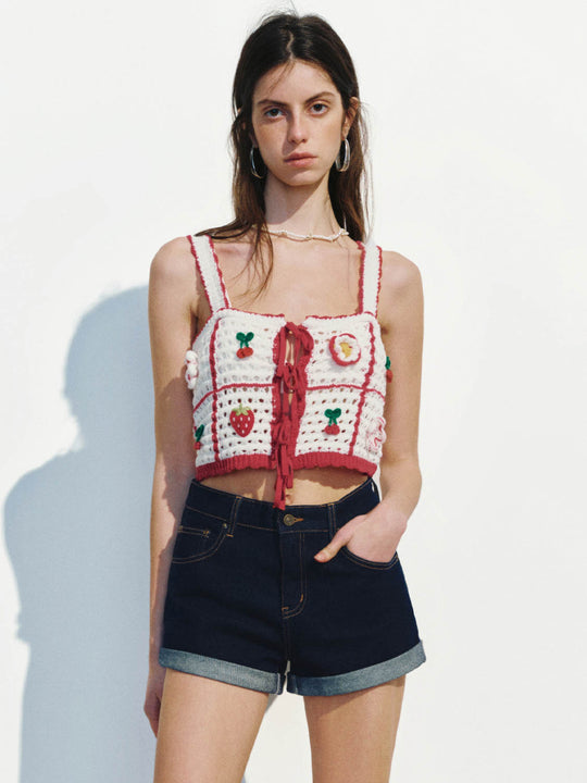 Top in Cami all'uncinetto e a maglia