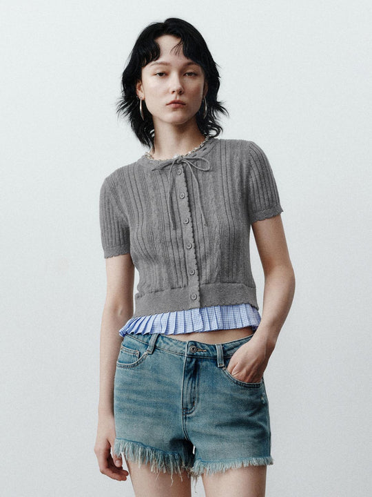 Cardigan lavorati a maglia