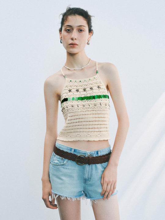 Débardeurs en maille crochetée