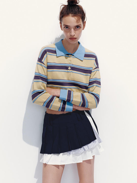 T-shirts polo tricotés