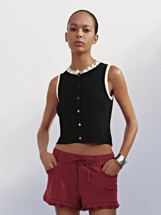 T-shirts sans manches en tricot