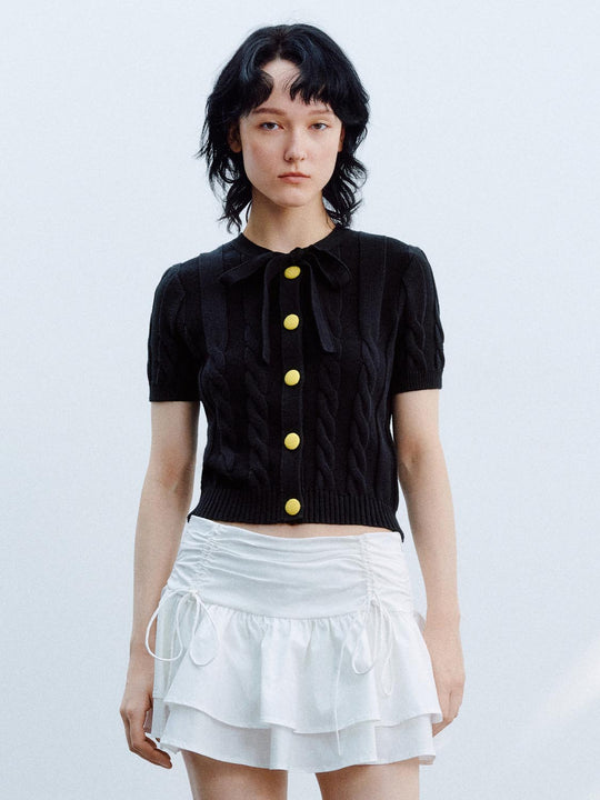 Cardigans en tricot câble