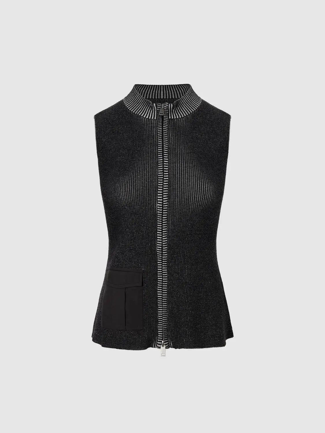 Knitted Sleeveless Cardigans by Urban Revivo Fashion