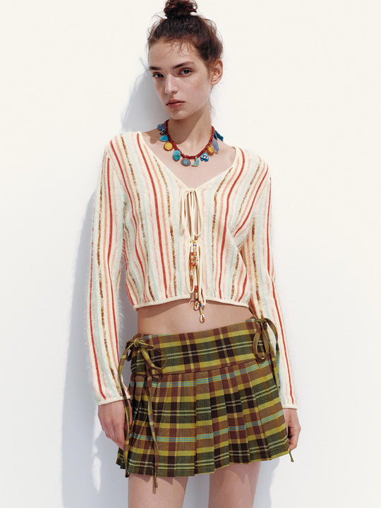 Cardigans tricotés raccourcis