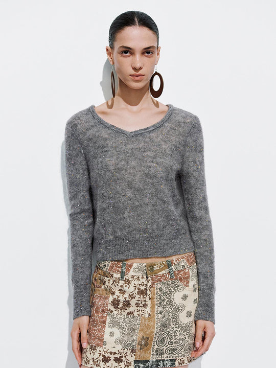 Long Sleeve Knitted T-Shirts