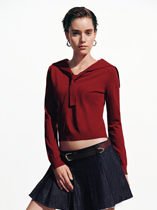 2 In 1 Long Sleeve Knitted T-Shirts