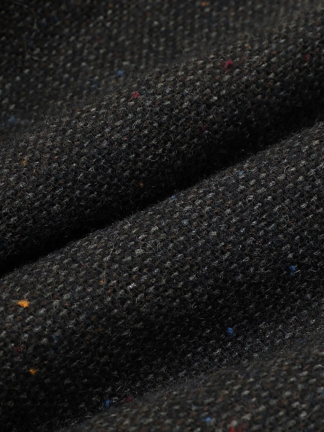 Other jackets dark charcoal tweed wool fabric with multicolor flecks Urban Revivo Fashion